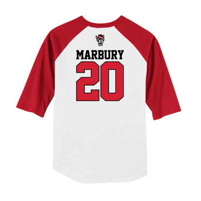 NC State - NCAA Softball : MaKayla Marbury - Raglan Shirt-1