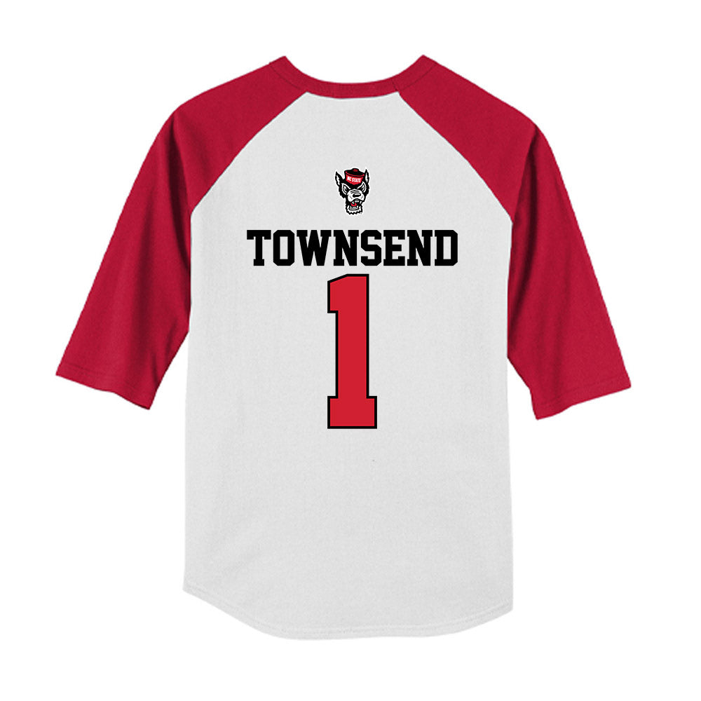 NC State - NCAA Softball : Maia Townsend - Youth Raglan T-Shirt-1