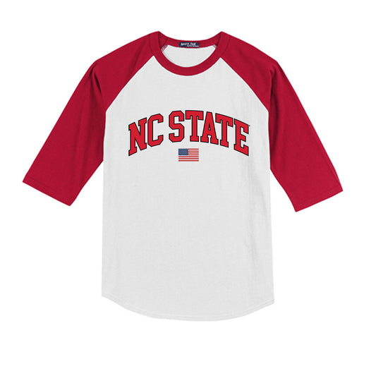 NC State - NCAA Softball : Reese Rourke - Youth Raglan T-Shirt-0