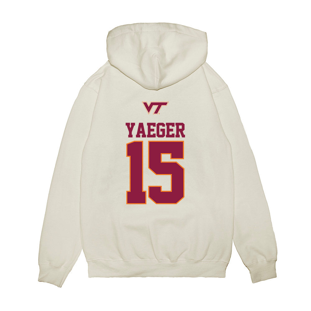 Virginia Tech - NCAA Softball : Zoe Yaeger - USA Premium Hooded Sweatshirt-1