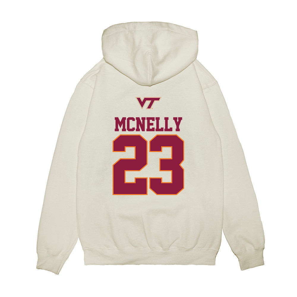 Virginia Tech - NCAA Softball : Sara McNelly - USA Premium Hooded Sweatshirt-1