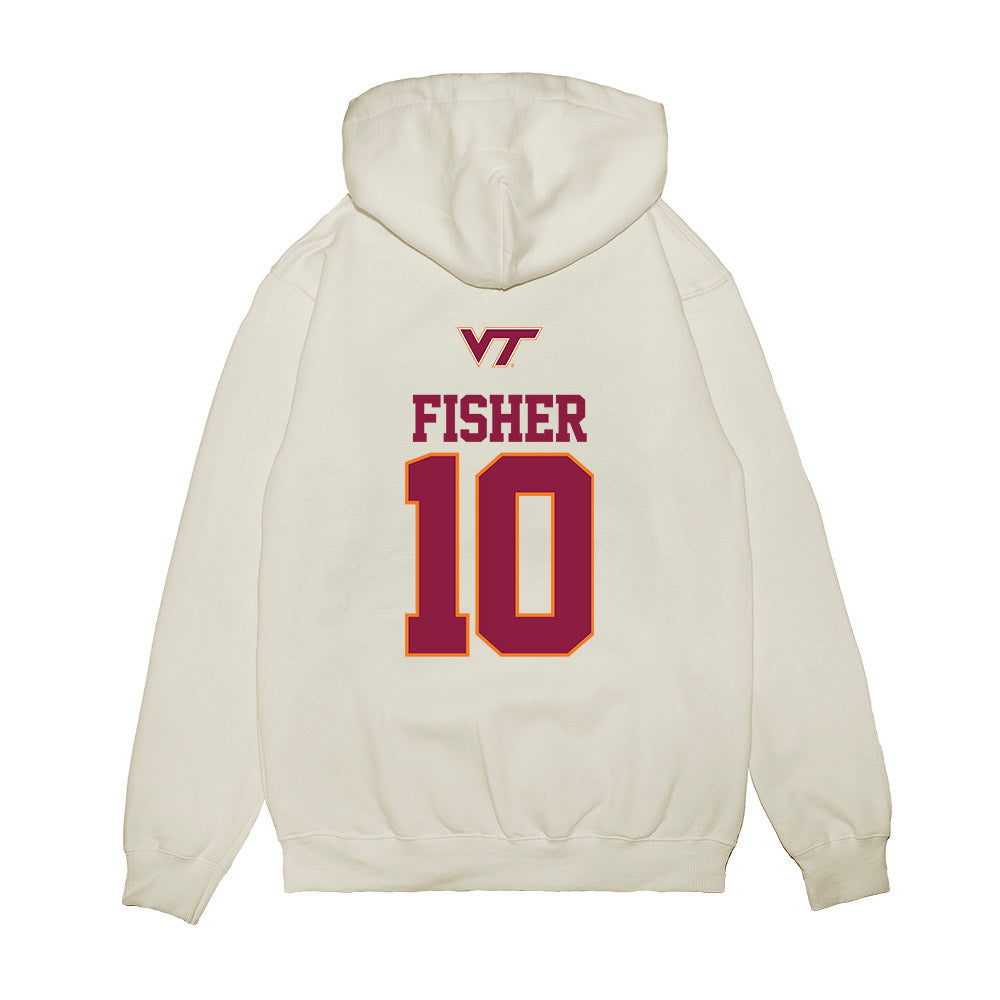 Virginia Tech - NCAA Softball : Addyson Fisher - USA Premium Hooded Sweatshirt-1