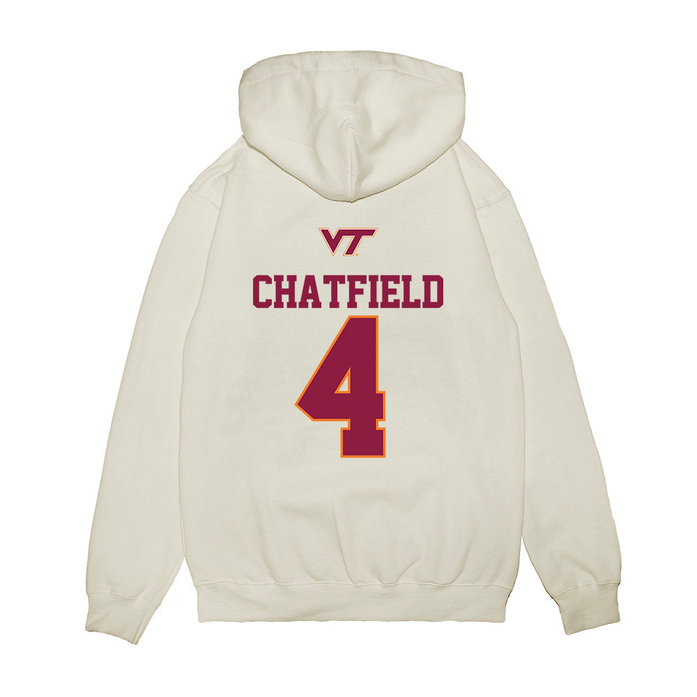 Virginia Tech - NCAA Softball : Michelle Chatfield - USA Premium Hooded Sweatshirt-1