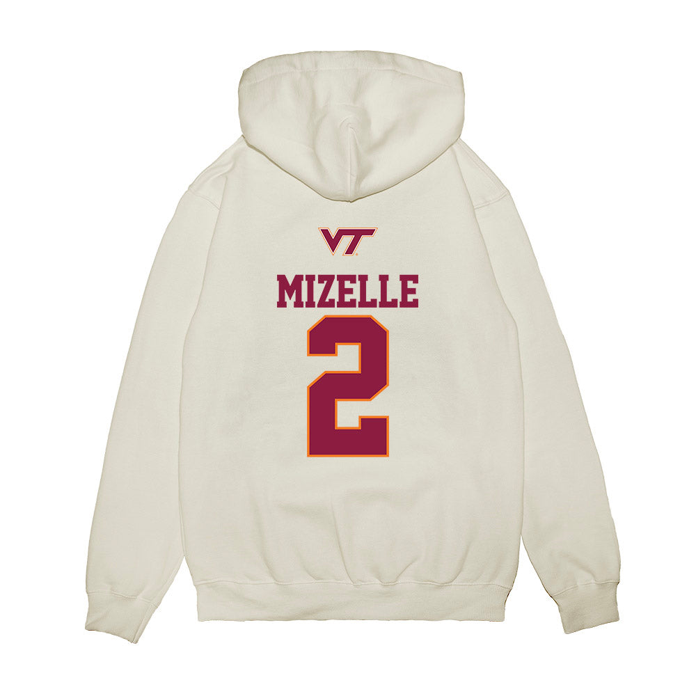 Virginia Tech - NCAA Softball : Gaby Mizelle - USA Premium Hooded Sweatshirt-1