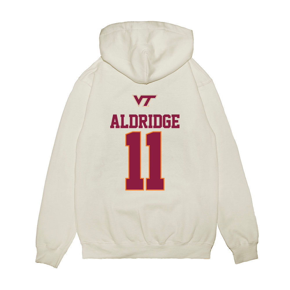 Virginia Tech - NCAA Softball : Kylie Aldridge - USA Premium Hooded Sweatshirt-1