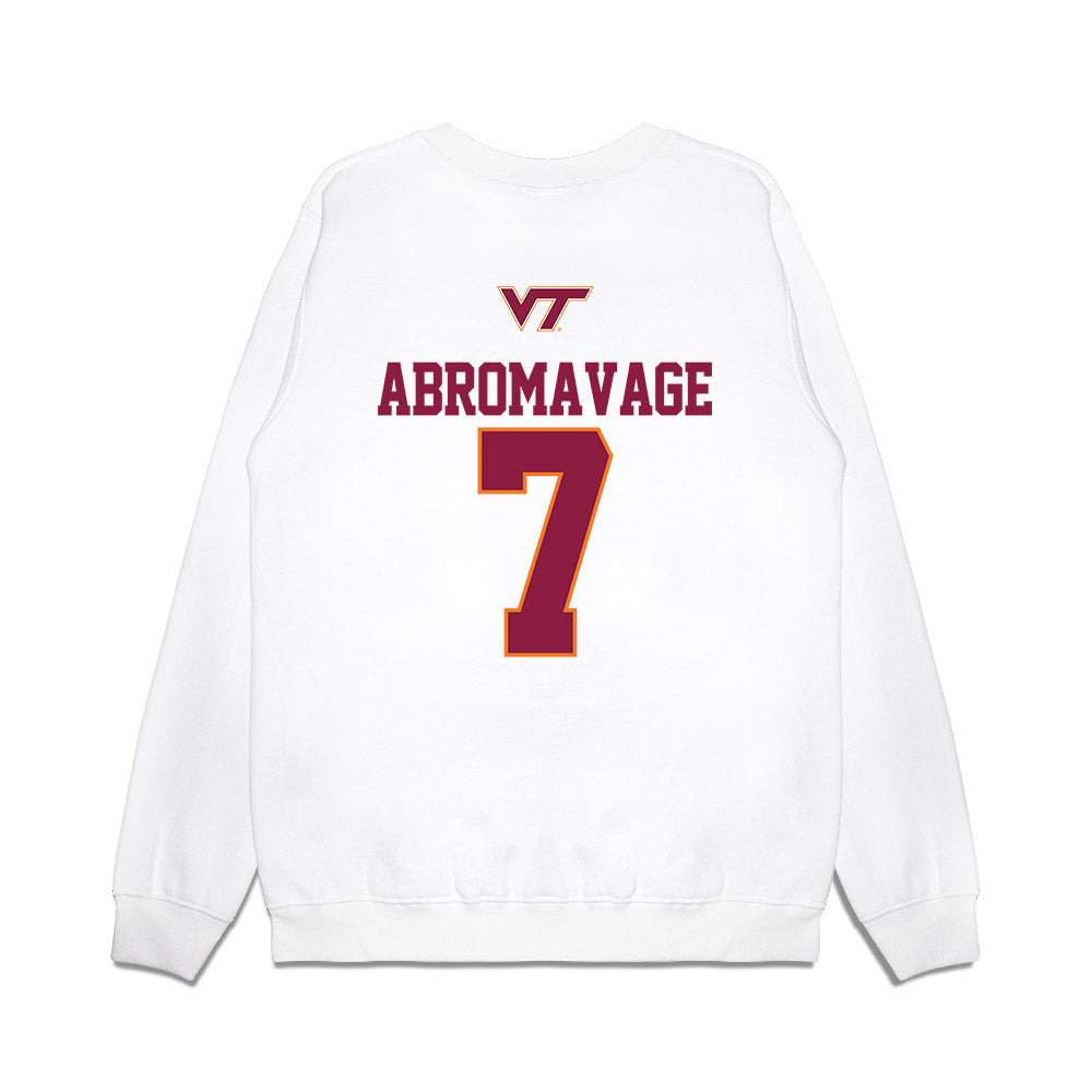 Virginia Tech - NCAA Softball : Nora Abromavage - USA Premium Crewneck Sweatshirt-1