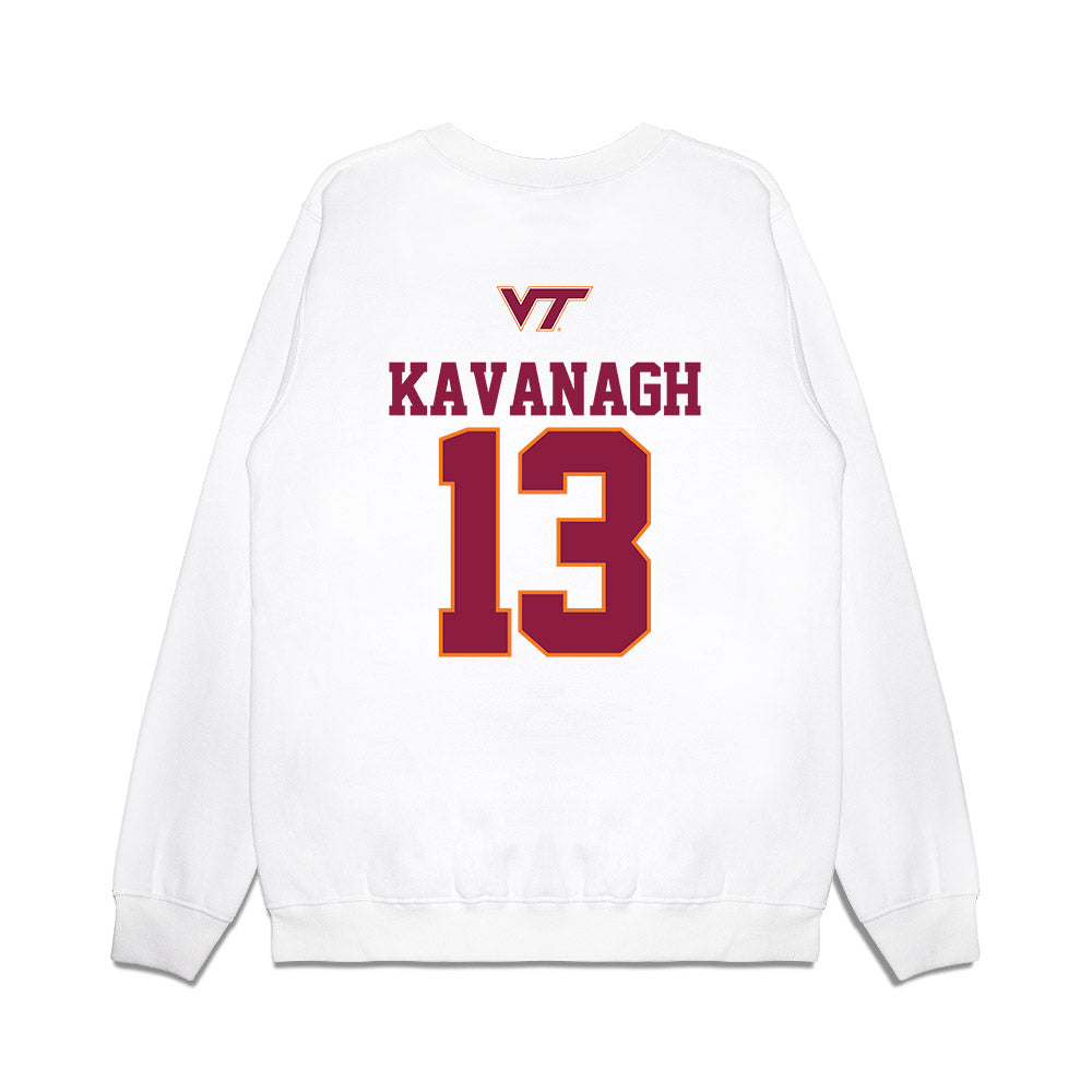 Virginia Tech - NCAA Softball : Emma Kavanagh - USA Premium Crewneck Sweatshirt-1