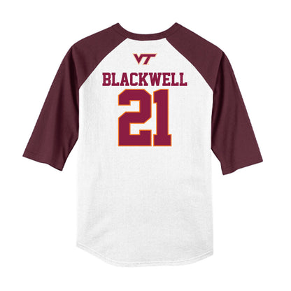 Virginia Tech - NCAA Softball : Lyla Blackwell - USA Raglan Shirt-1
