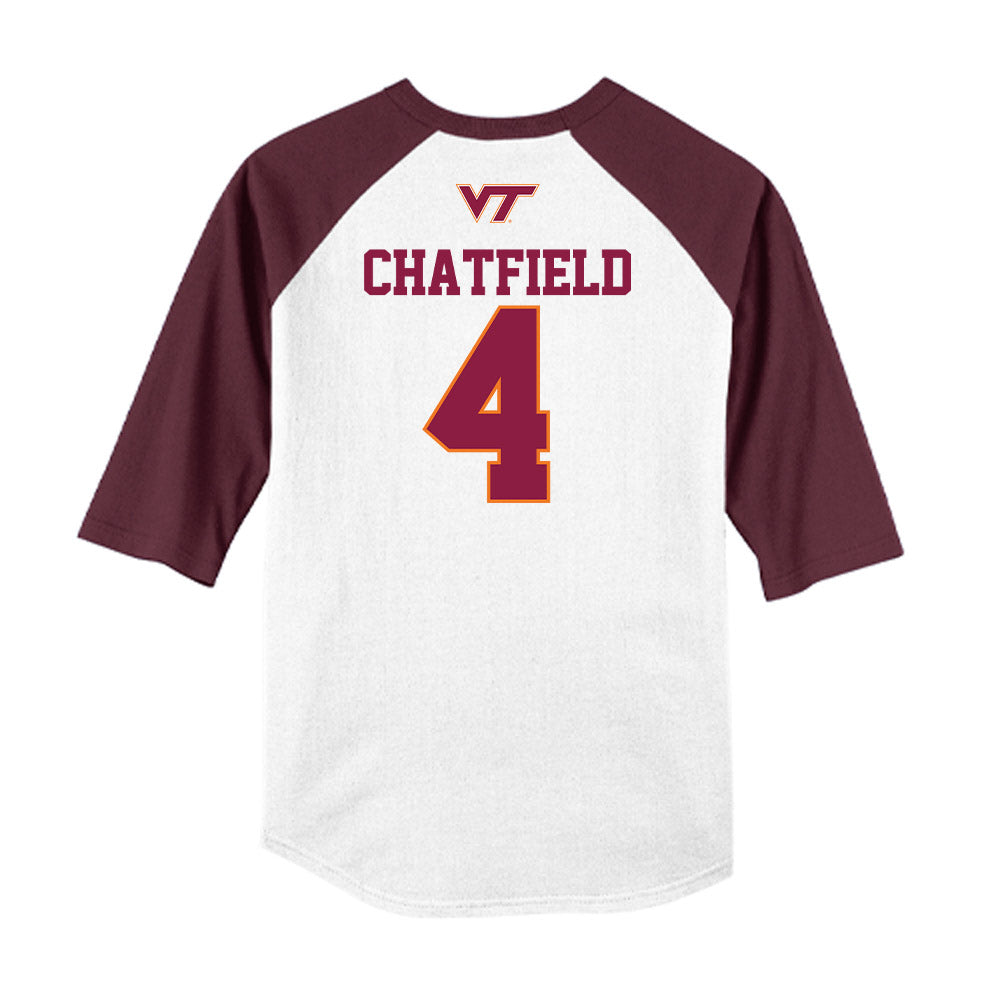 Virginia Tech - NCAA Softball : Michelle Chatfield - USA Raglan Shirt-1