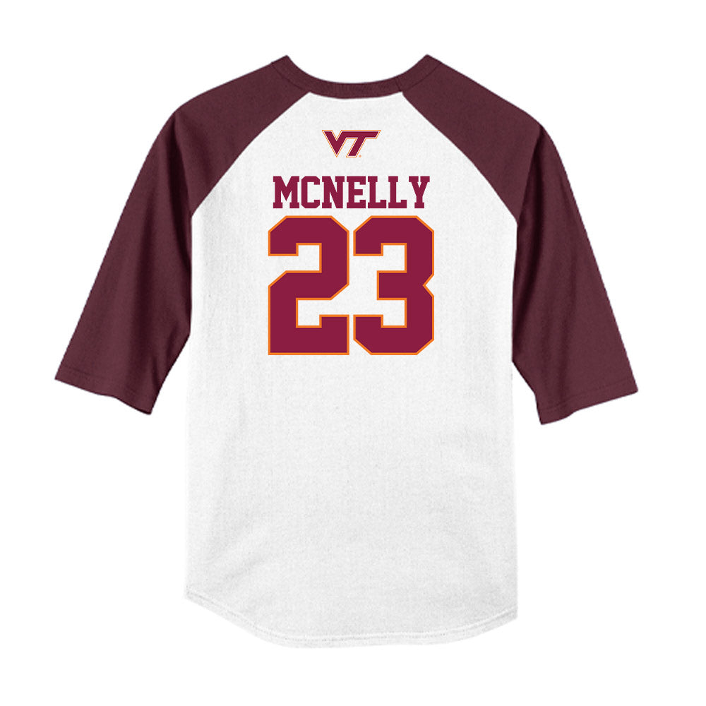 Virginia Tech - NCAA Softball : Sara McNelly - USA Raglan Shirt-1