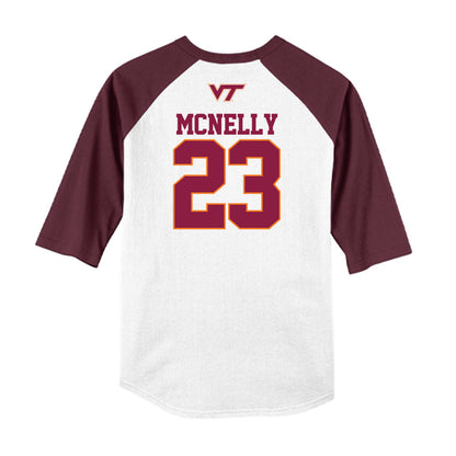 Virginia Tech - NCAA Softball : Sara McNelly - USA Raglan Shirt-1