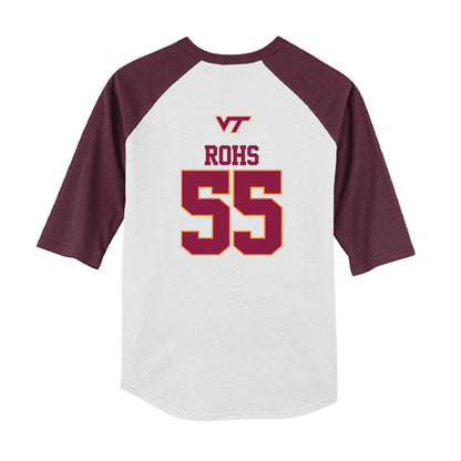 Virginia Tech - NCAA Softball : Annika Rohs - USA Youth Raglan T-Shirt-1