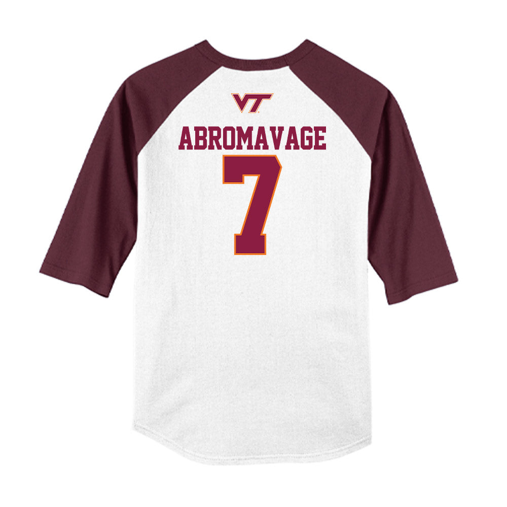 Virginia Tech - NCAA Softball : Nora Abromavage - USA Raglan Shirt-1