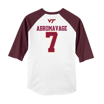 Virginia Tech - NCAA Softball : Nora Abromavage - USA Raglan Shirt-1