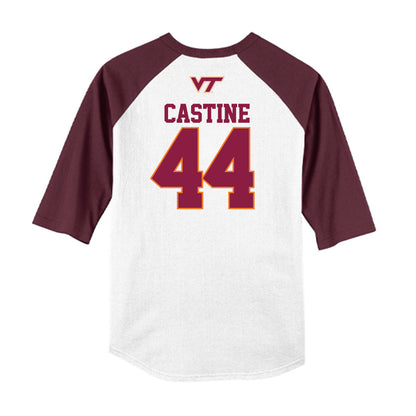 Virginia Tech - NCAA Softball : Rachel Castine - USA Raglan Shirt-1