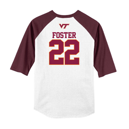 Virginia Tech - NCAA Softball : Addison Foster - USA Raglan Shirt-1