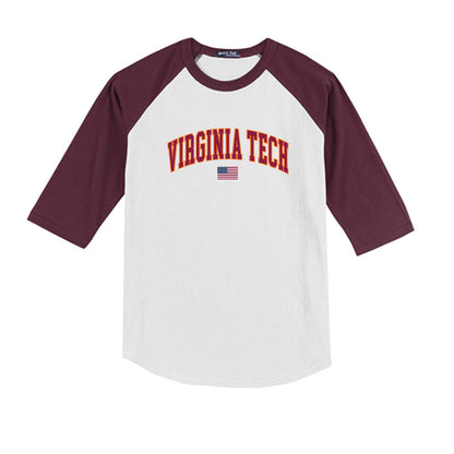 Virginia Tech - NCAA Softball : Annika Rohs - USA Youth Raglan T-Shirt-0