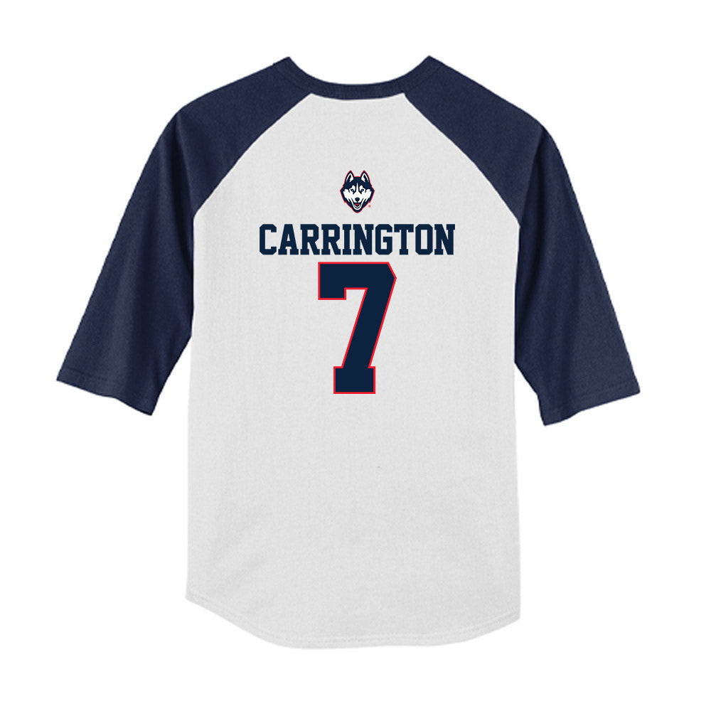 UConn - NCAA Softball : Grace Carrington - USA Youth Raglan T-Shirt-1