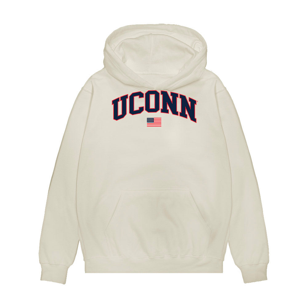 UConn - NCAA Softball : Bella Cruz - USA Premium Hooded Sweatshirt-0