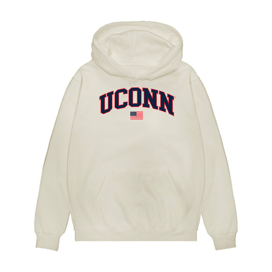 UConn - NCAA Softball : Caprice Bohmer - USA Premium Hooded Sweatshirt-0