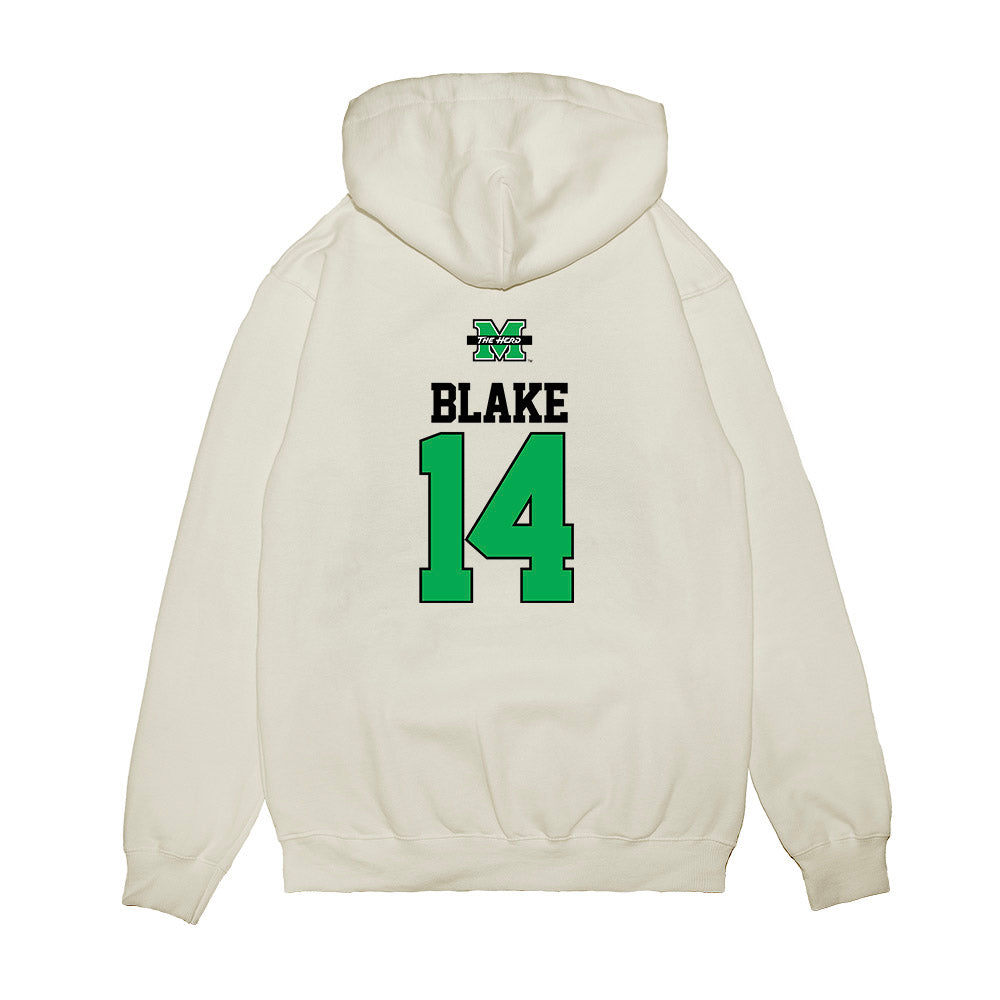 Marshall - NCAA Softball : Ava Blake - USA Premium Hooded Sweatshirt-1