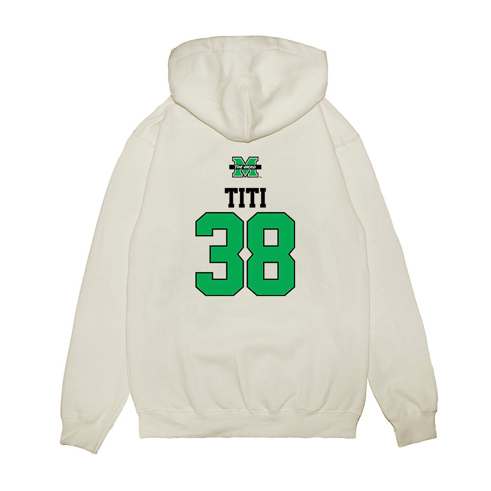 Marshall - NCAA Softball : Tia Titi - USA Premium Hooded Sweatshirt-1