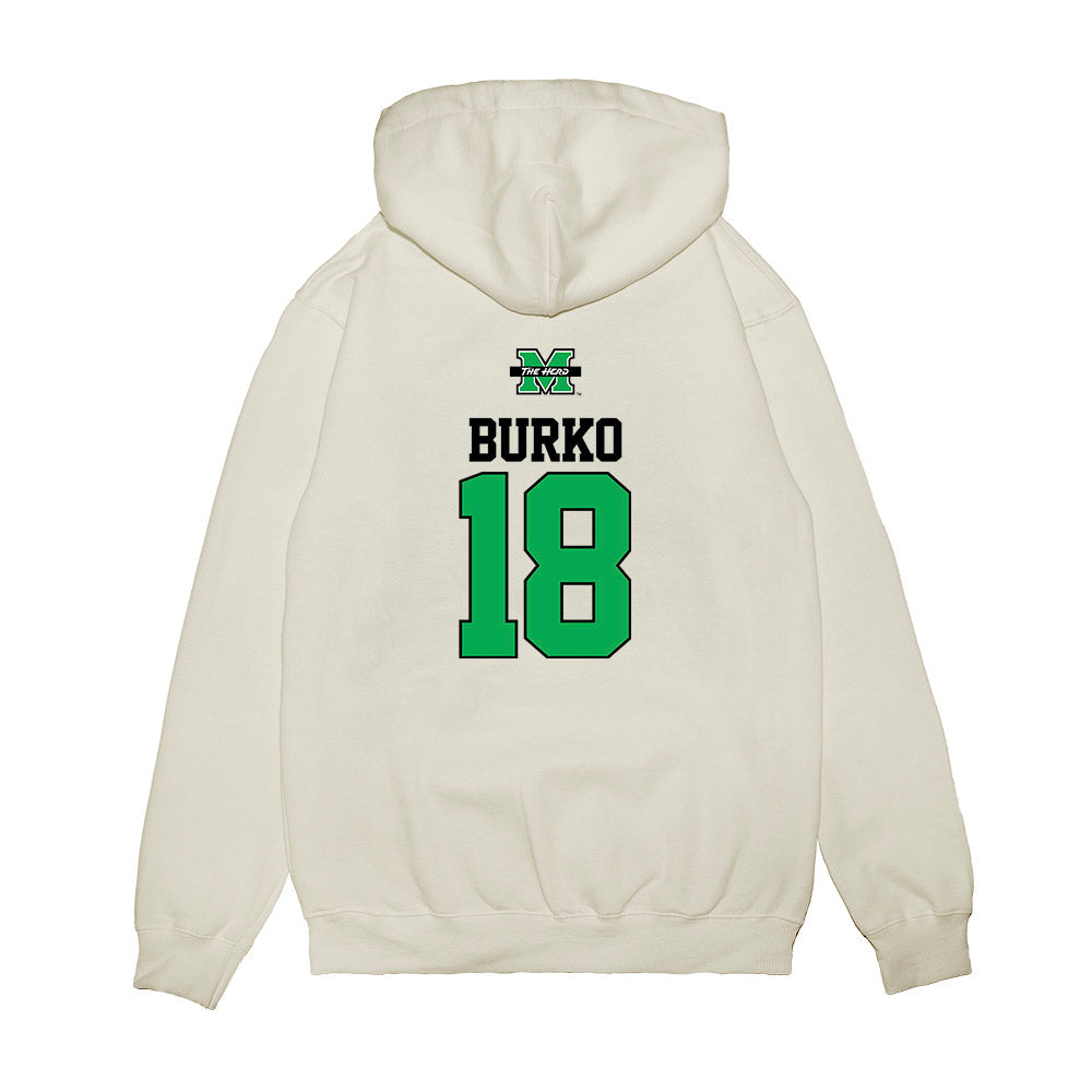 Marshall - NCAA Softball : Sydni Burko - USA Premium Hooded Sweatshirt-1