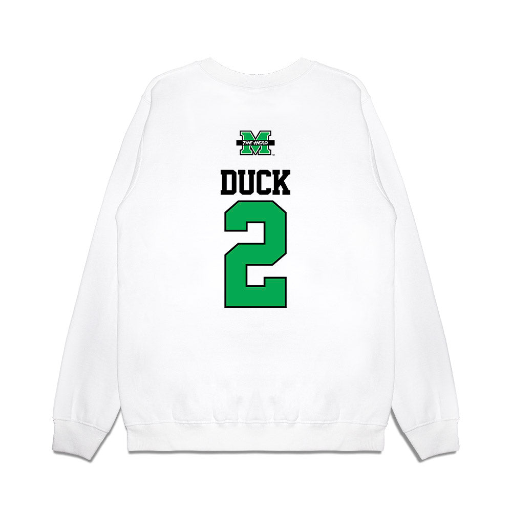 Marshall - NCAA Softball : Bekah Duck - USA Premium Crewneck Sweatshirt-1