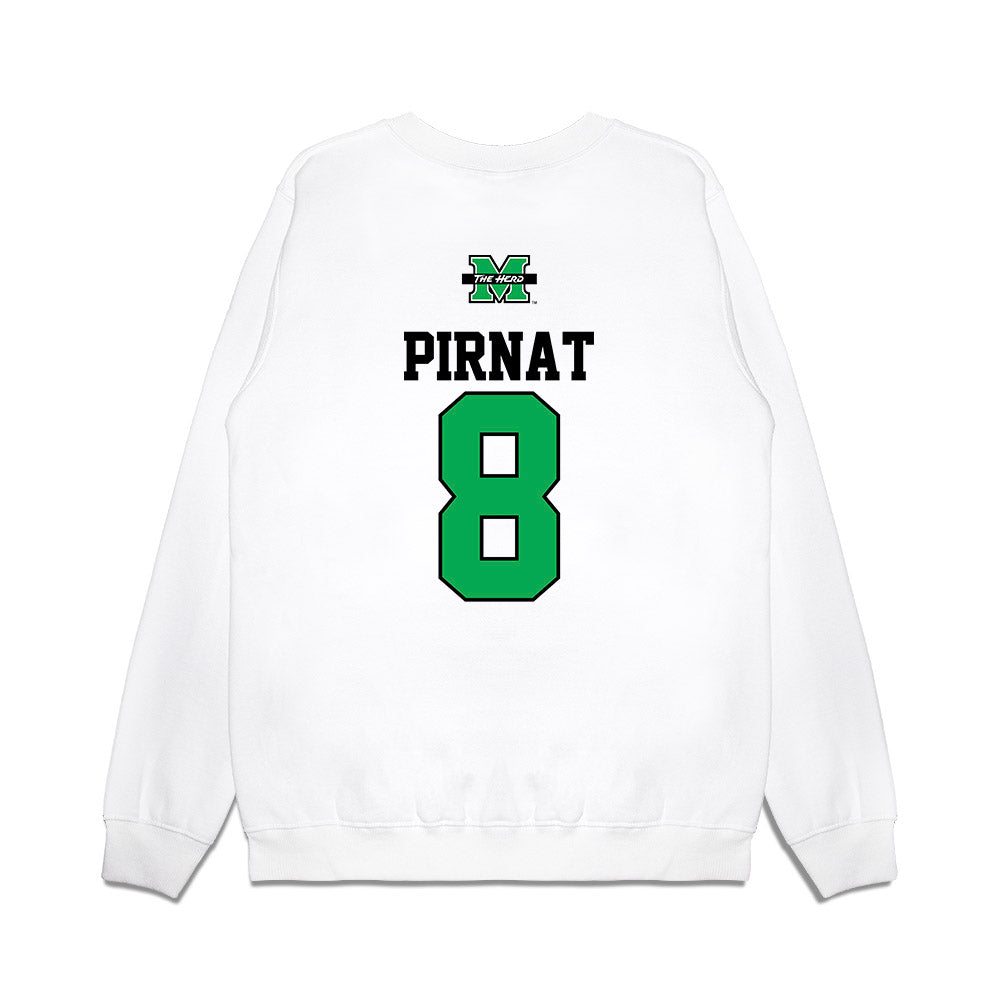 Marshall - NCAA Softball : Makenna Pirnat - USA Premium Crewneck Sweatshirt-1