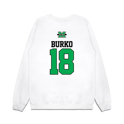 Marshall - NCAA Softball : Sydni Burko - USA Premium Crewneck Sweatshirt-1