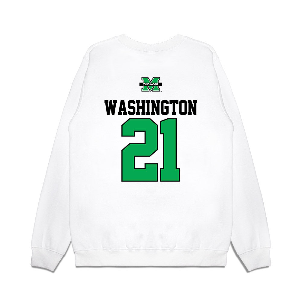 Marshall - NCAA Softball : Kaleea Washington - USA Premium Crewneck Sweatshirt-1