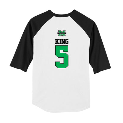 Marshall - NCAA Softball : Jules King - USA Youth Raglan T-Shirt-1