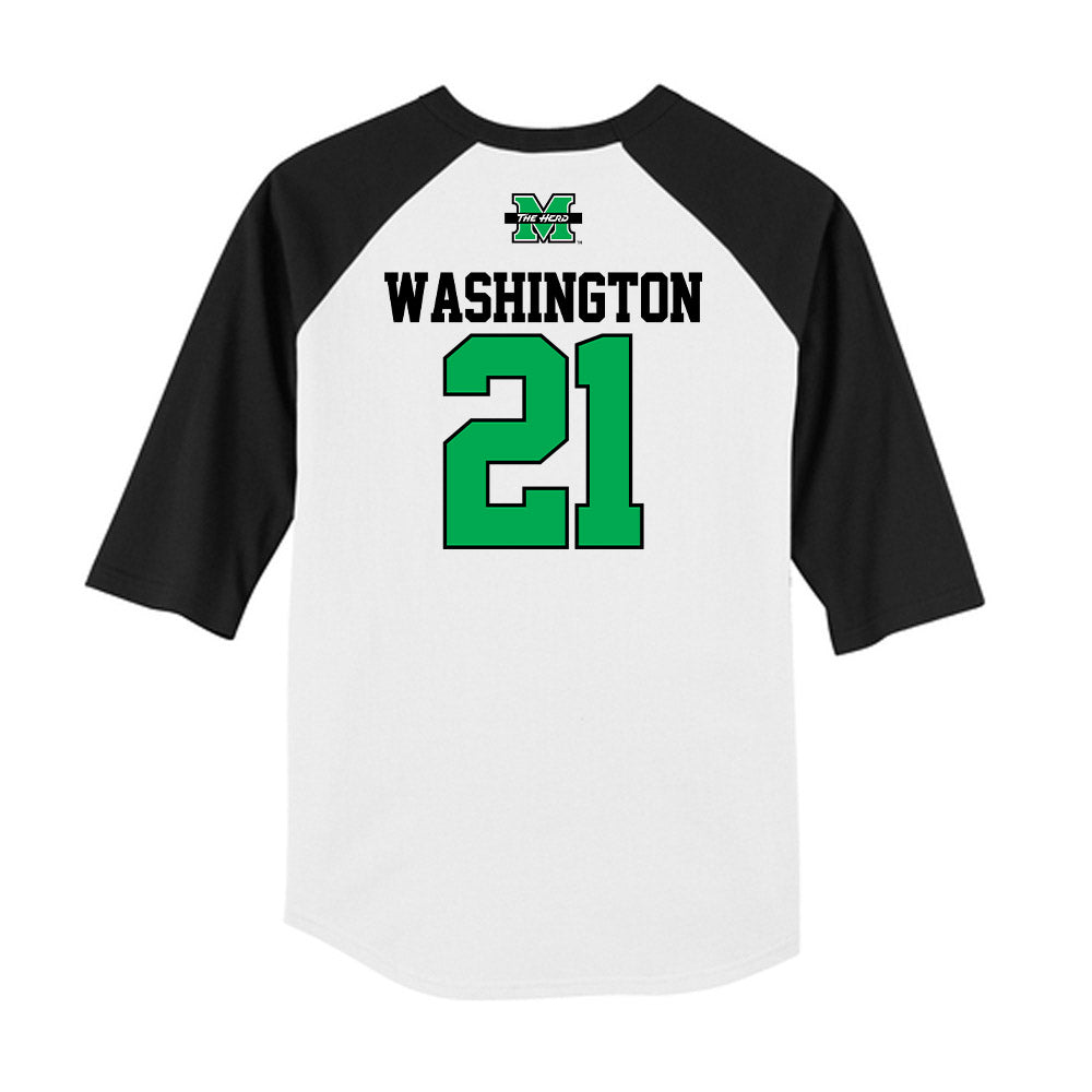 Marshall - NCAA Softball : Kaleea Washington - USA Raglan Shirt-1