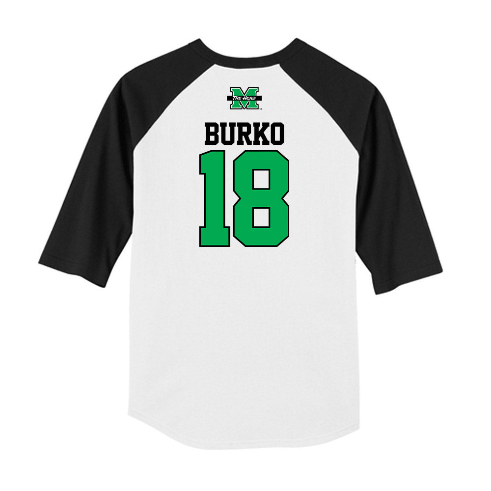 Marshall - NCAA Softball : Sydni Burko - USA Raglan Shirt-1