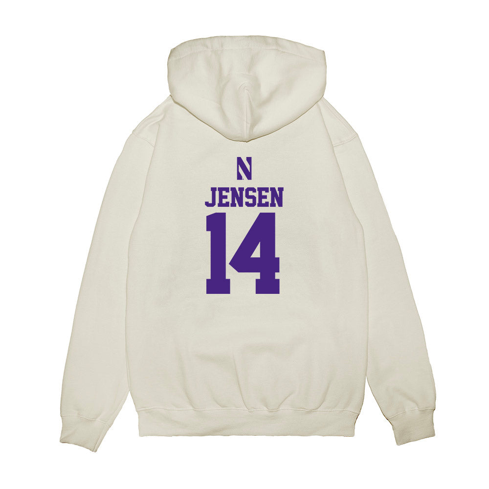 Northwestern - NCAA Softball : Kylee Jensen - USA Premium Hooded Sweatshirt-1
