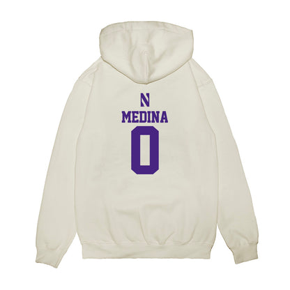 Northwestern - NCAA Softball : Tru Medina - USA Premium Hooded Sweatshirt-1