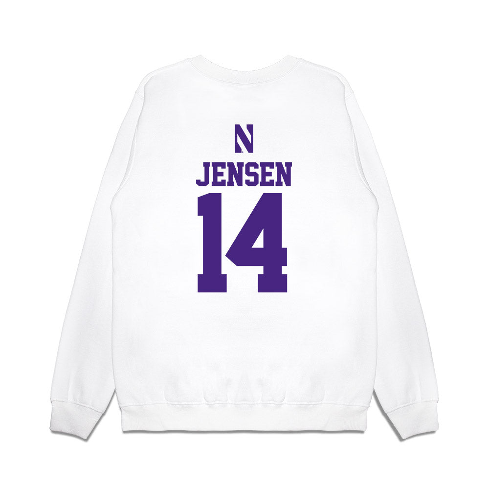 Northwestern - NCAA Softball : Kylee Jensen - USA Premium Crewneck Sweatshirt-1
