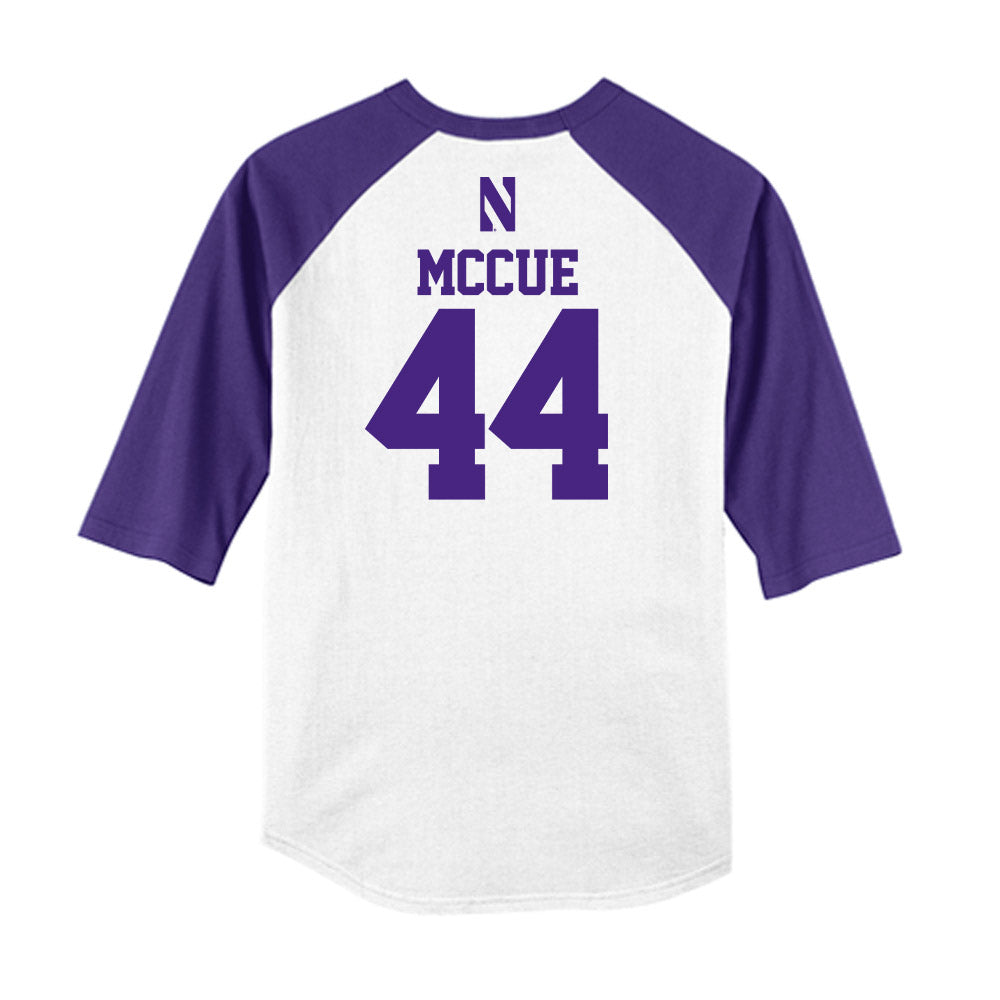Northwestern - NCAA Softball : Teagan McCue - USA Raglan Shirt-1