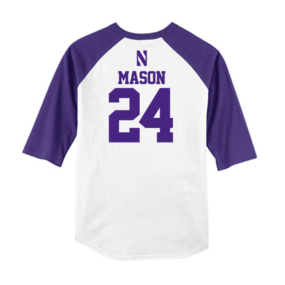 Northwestern - NCAA Softball : Marina Mason - USA Raglan Shirt-1