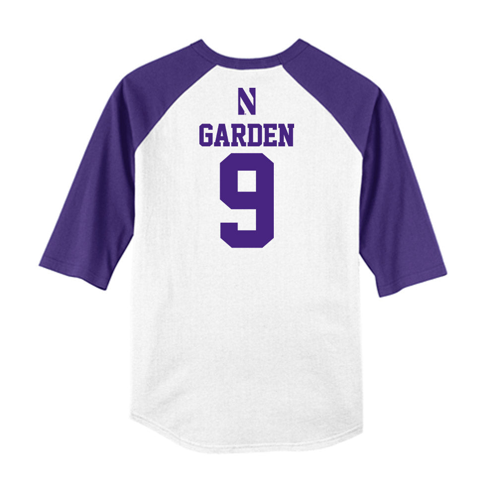 Northwestern - NCAA Softball : Avery Garden - USA Raglan Shirt-1