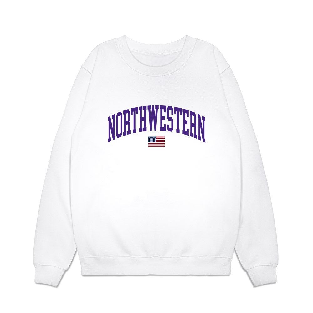 Northwestern - NCAA Softball : Emma Raye - USA Premium Crewneck Sweatshirt-0
