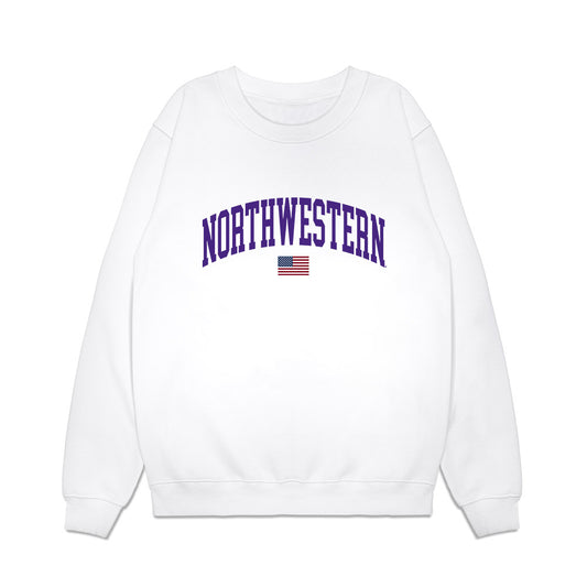 Northwestern - NCAA Softball : Emma Raye - USA Premium Crewneck Sweatshirt-0