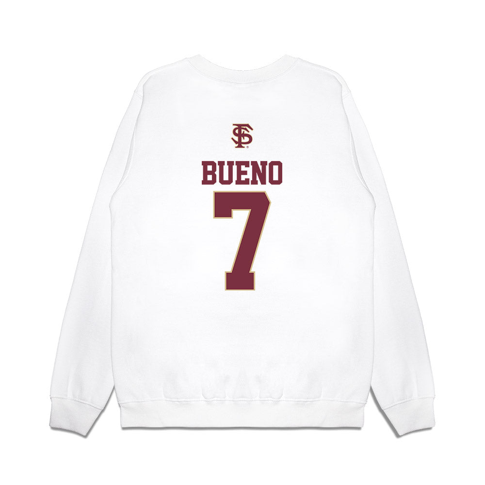 FSU - NCAA Softball : Angelee Bueno - USA Premium Crewneck Sweatshirt-1