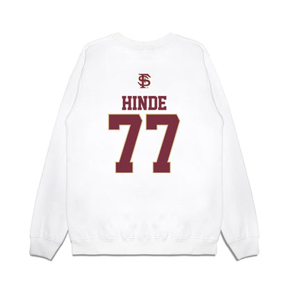 FSU - NCAA Softball : Anna Hinde - USA Premium Crewneck Sweatshirt-1