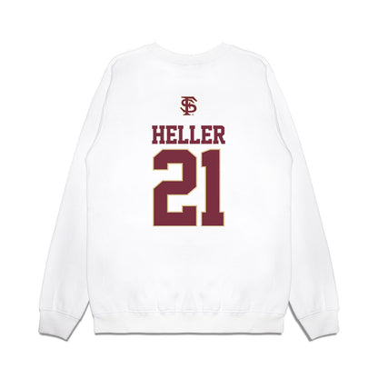 FSU - NCAA Softball : Marin Heller - USA Premium Crewneck Sweatshirt-1