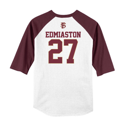FSU - NCAA Softball : Nicole Edmiaston - USA Raglan Shirt-1