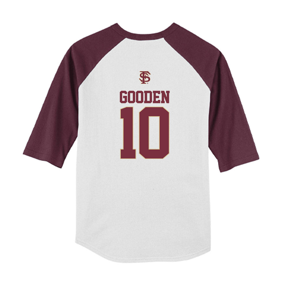 FSU - NCAA Softball : Mimi Gooden - USA Youth Raglan T-Shirt-1