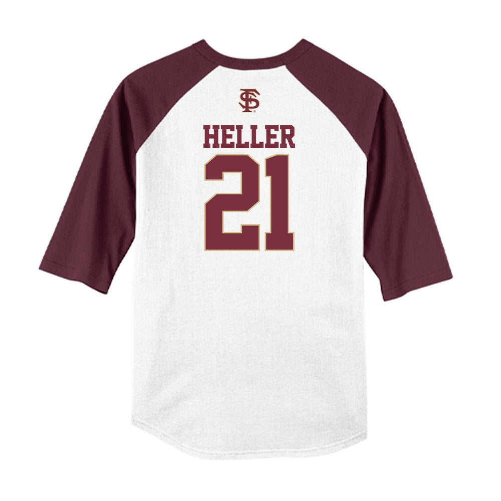 FSU - NCAA Softball : Marin Heller - USA Raglan Shirt-1