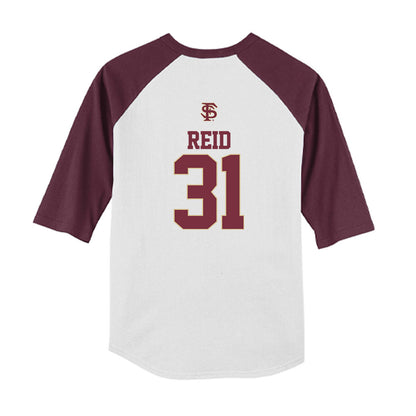FSU - NCAA Softball : Makenna Reid - USA Youth Raglan T-Shirt-1