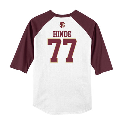 FSU - NCAA Softball : Anna Hinde - USA Raglan Shirt-1